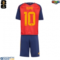 Otroški Nogometni dresi Španija Dani Olmo #10 Domači SP 2026 Kratek Rokav (+ Kratke hlače)
